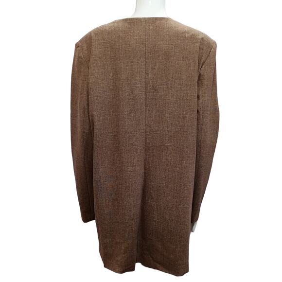 NEW GUSTAVO ARANGO Blazer Color Mink Size 16 - Picture 2 of 6